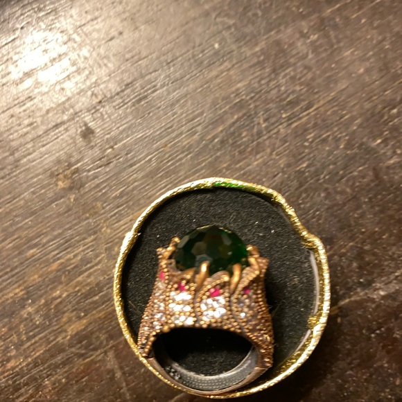 Lot of Sterling silver hand made bold rings - Picture 6 of 8